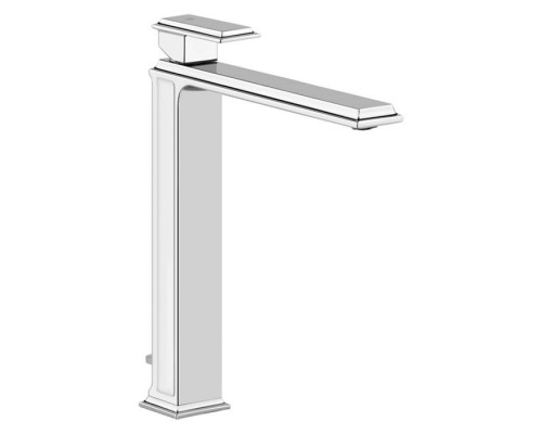 Gessi Eleganza Смеситель для раковины на 1 отверстие, высокий, с донным клапаном, цвет: хром. 46003#031