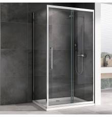 Душевой уголок Abber Schwarzer Diamant AG30120H-S70 120х70, профиль хром, стекло прозрачное