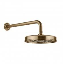 Gessi Venti20 Верхний душ Oslash;20см., с настенным держателем 38.9см., цвет: Warm Bronze Br. PVD. 65148#726