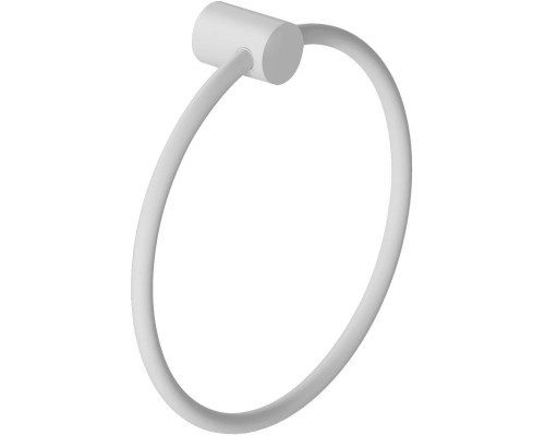 Полотенцедержатель Kludi Vela R 5897853, кольцо 20 см, белый матовый