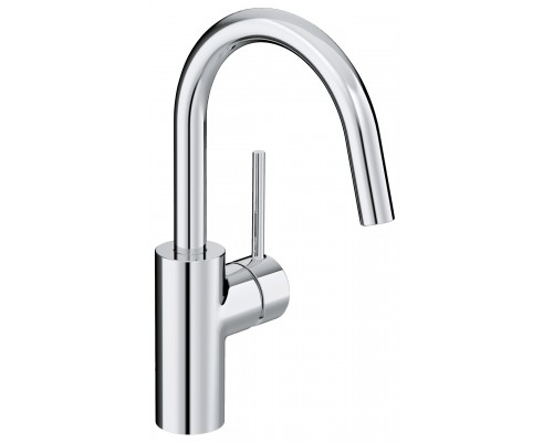 Kludi 38 028 0576 Bozz Смеситель для раковины 185 мм, гладкий, 5 л/мин 380280576