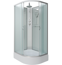 Душевая кабина Niagara Classic NG-33084-14LBKT 100х80 см, без крыши, с тропическим душем