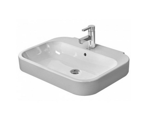DURAVIT Happy D.2 Раковина 80х52.5 см, 1 отв, со слив-переливом, цвет: белый. 2316800000
