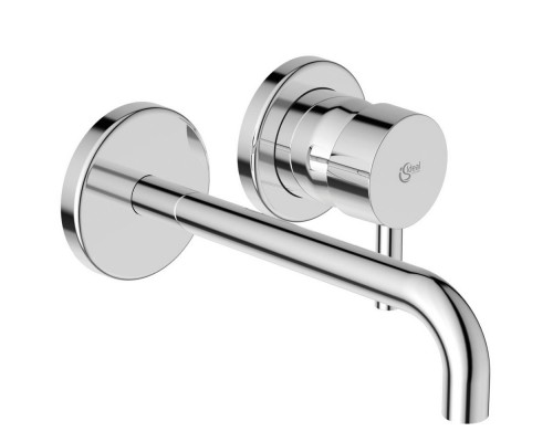 IS A6938AA Ceraline Смеситель для раковины 204 мм, настен., на 2 отв., HWTC (внеш. монт. часть) A6938AA