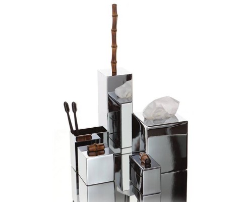 Bertocci Guccio Стакан, настольный, 6хh12х6см., цвет: хром. 126 4914 0000