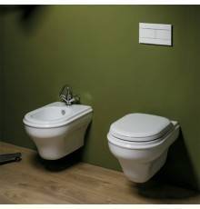 Azzurra Charme Унитаз подвесной 52x40xH36 см, c креплением KIT 2000 CF, цвет: Bianco lucido. CHVKSP000000BI/(CHA100/SOSK bi)