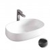 ArtCeram Cognac Раковина 55х35 см, без отв., цвет: grigio oliva. COL003 15 00