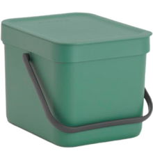 Мусорное ведро Brabantia Sort Go 129841 6 л, темно-зеленое