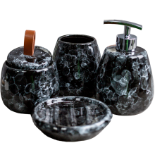 Набор Bath Plus Pietra W-CE2242AA-SET4 черный