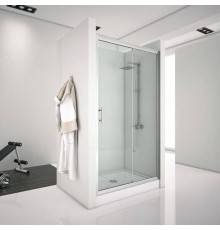 Душевая дверь в нишу Aquanet Alfa 273610 130х200 стекло прозрачное, профиль хром