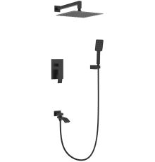 Душевой комплект Gappo G07-6 G7107-6 С ВНУТРЕННЕЙ ЧАCТЬЮ, черный