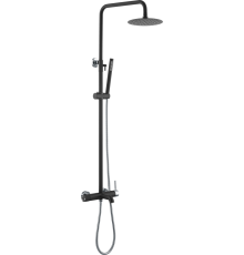 Душевая стойка Boheme Uno 468-BCR black chrome