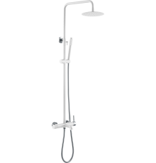 Душевая стойка Boheme Uno 468-WCR white chrome