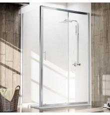 Душевой уголок Veconi Rovigo RV-072 150x80, профиль хром