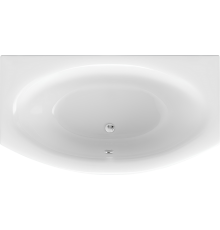 Акриловая ванна Marka One Nega 170x95 см, с каркасом