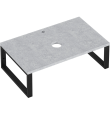 Столешница 1MarKa Grunge Loft 80 бетон светлый