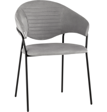 Стул Stool Group Алексис искусственная замша серая