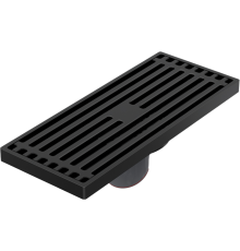 Душевой трап (лоток) Orange OT01-009b 20 см, черный
