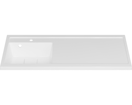 Раковина STWORKI Флом SFnS1100L на стиральную машину, с кронштейном