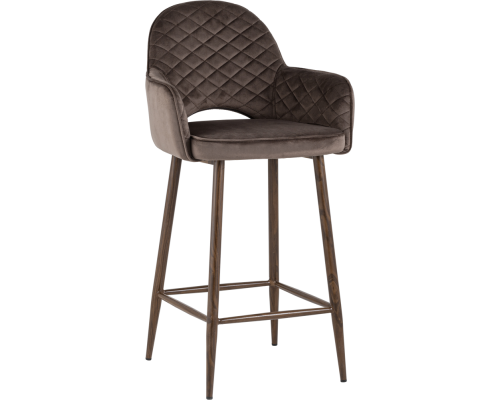 Полубарный стул Stool Group Венера диамант коричневый