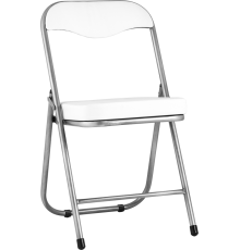 Стул Stool Group Джон экокожа белая, каркас металлик