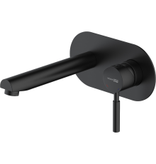 Смеситель для раковины Wasserkraft Gollach 3330 С ВНУТРЕННЕЙ ЧАСТЬЮ, черный soft-touch