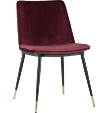 Стул Stool Group Мелисса велюр бордо