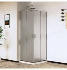 Душевой уголок Vincea City VSS-5CT8010MT 100х80 см, профиль хром, стекло текстурное