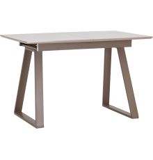 Обеденный стол Stool Group Детройт 120x80 см, раскладной, бежевый