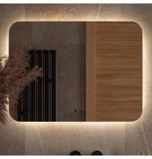 Зеркало Defesto Opti DF 2807RH 80х60 с LED-подсветкой, 4500К, инфракрасный выключатель