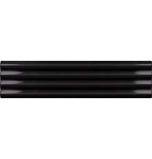 Плитка настенная Equipe Costa Nova Black Praia Glossy глянцевая 5x20
