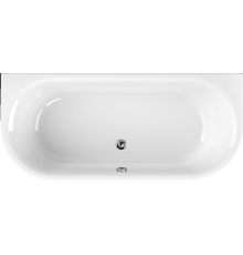 Акриловая ванна Cezares Metauro wall 180-80-40-W37 без опоры 180x80 см, овальная (Ненадлежащее качество: царпины, потёртости)