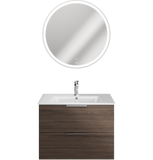 Мебель для ванной комнаты Kerama Marazzi Piano 75 подвесная, дымчатый вяз
