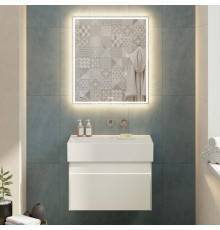 Мебель для ванной комнаты Kerama Marazzi Logica 70 подвесная, белоснежная, без отверстий под смеситель