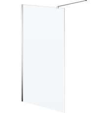 Душевая перегородка Kerama Marazzi Vetro VE.100.WI.CR 100 см, профиль хром, стекло прозрачное