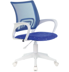 Компьютерное кресло BRABIX Fly MG 396W Space темно-синее, опора белая