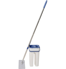 Комплект для уборки Ridberg Hand-Free Scrape Mop Small 1210627 белый, синий