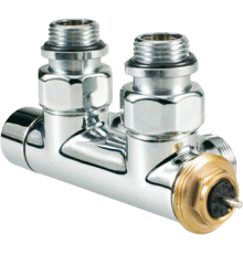 Узел нижнего подключения Jaga Deco-Pro 1/2" М24, термостатический, угловой