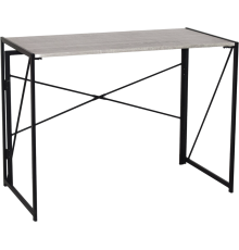 Складной стол BRABIX Loft CD-002 100х50 см, дуб антик, ножки черные