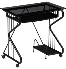 Компьютерный стол Woodville Gera 80x50 см, black