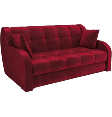 Диван Mebel-Ars Барон бархат красный star velvet 3 dark red
