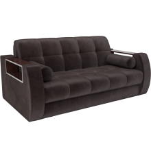 Диван Mebel-Ars Барон №3 бархат шоколадный star velvet 60 coffee