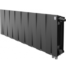 Радиатор биметаллический Royal Thermo Piano Forte 300 VDR80 16 секций, межосевое расстояние 8 см, noir sable