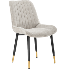 Стул Woodville Seda 1 latte, ножки black, gold