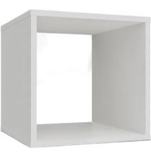 Полка Mebel-Ars Калакс 1х1, 37х39 белый
