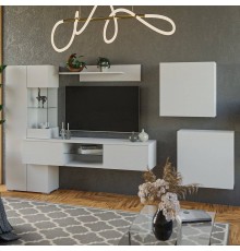 Модульная гостиная Mebel-Ars Минель белая