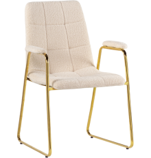 Стул Woodville Lana cream, ножки gold