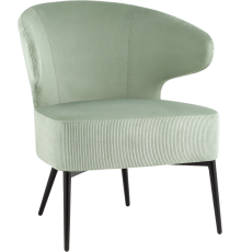 Кресло Stool Group Royal Stripes велюр фисташковый