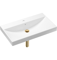 Раковина Lavinia Boho Bathroom Sink 21520634 с сифоном и донным клапаном, золото