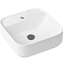 Раковина Lavinia Boho Bathroom Sink Slim 21520841 с донным клапаном, черный матовый